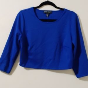 Forever 21+ Royal Blue Crop Top 0X